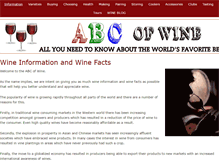 Tablet Screenshot of abcofwine.com